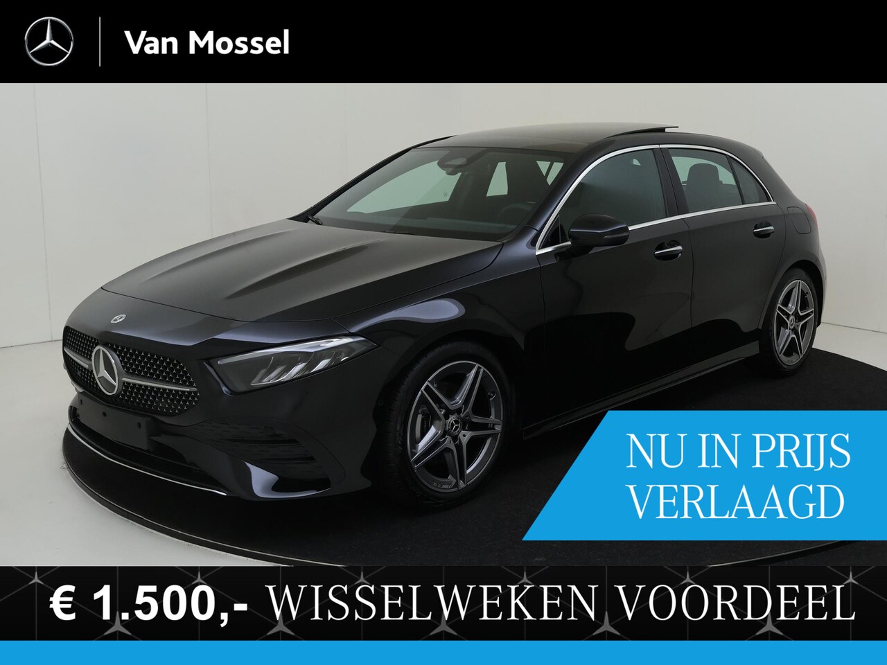 Mercedes-Benz A-klasse - 180 AMG Line / Stoelverwarming / Achteruitrijcamera / Panorama-schuifdak - AutoWereld.nl