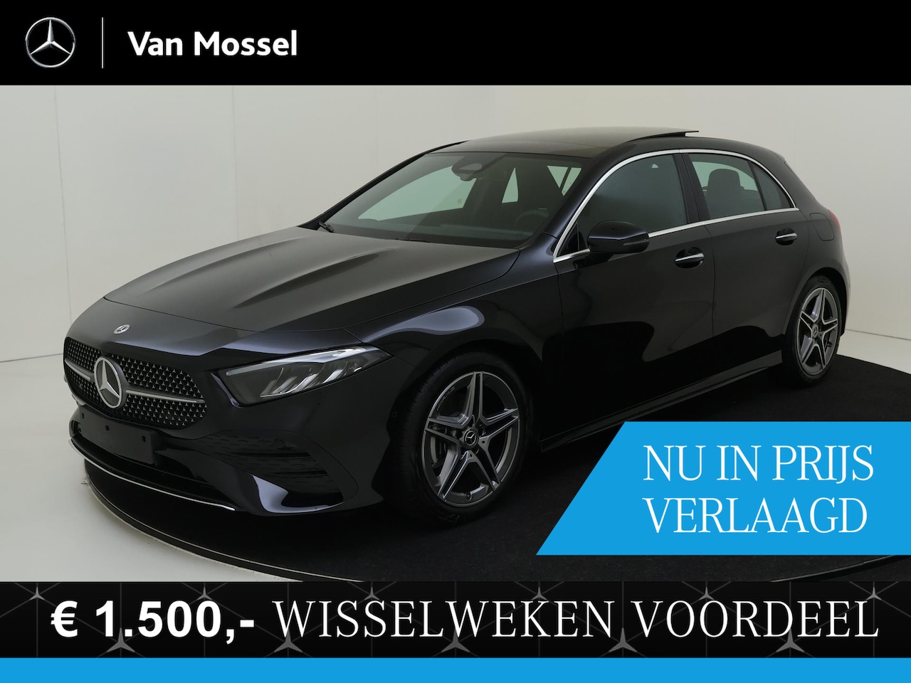 Mercedes-Benz A-klasse - 180 AMG-Line / Stoelverwarming / Achteruitrijcamera / Panorama-schuifdak - AutoWereld.nl