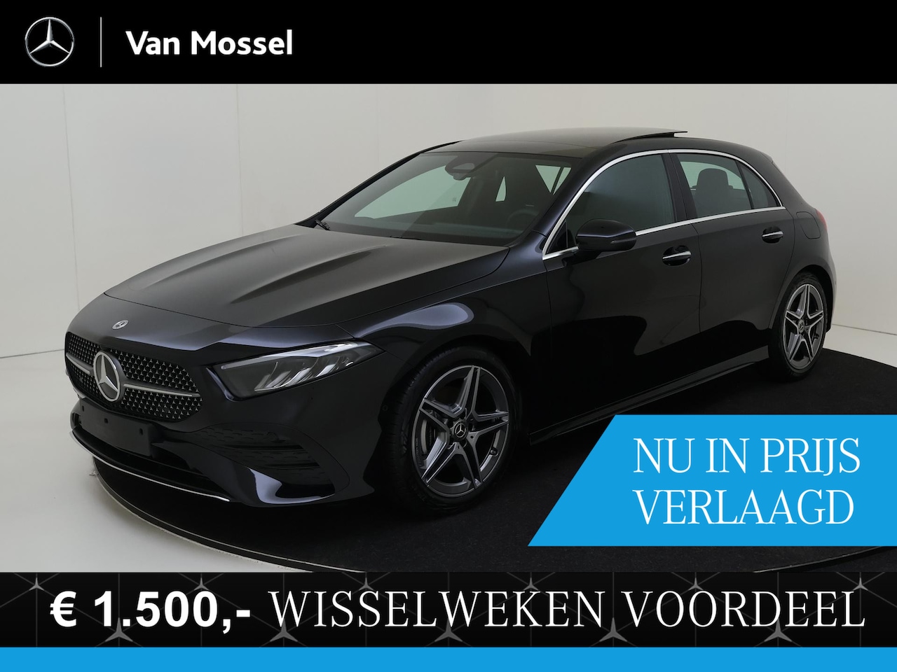 Mercedes-Benz A-klasse - 180 AMG-Line 180 AMG-Line/ Stoelverwarming / Achteruitrijcamera / Panorama-schuifdak - AutoWereld.nl