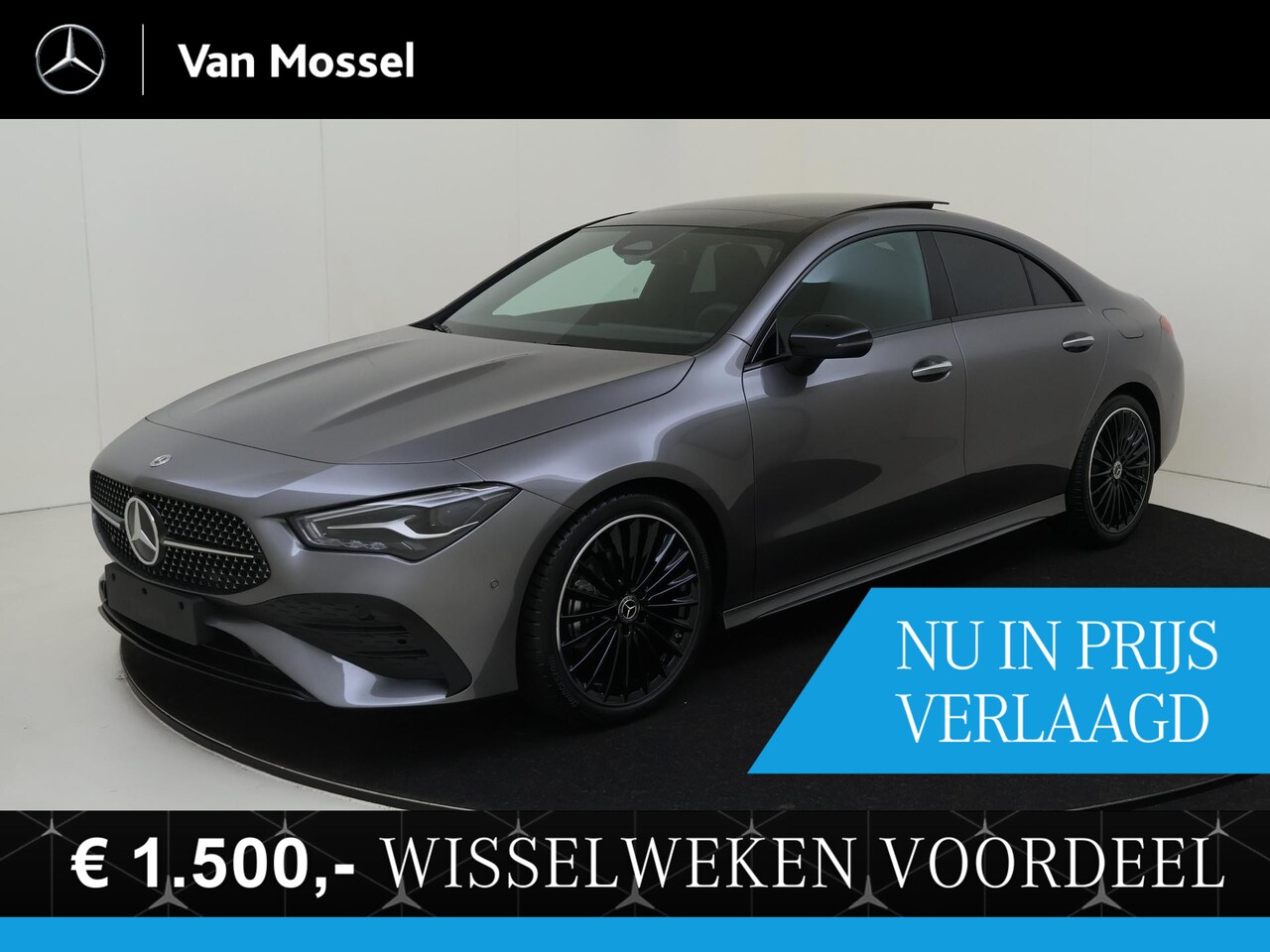 Mercedes-Benz CLA-Klasse - 180 Star Edition AMG Line / Panoramadak/ Night/ 19 inch - AutoWereld.nl