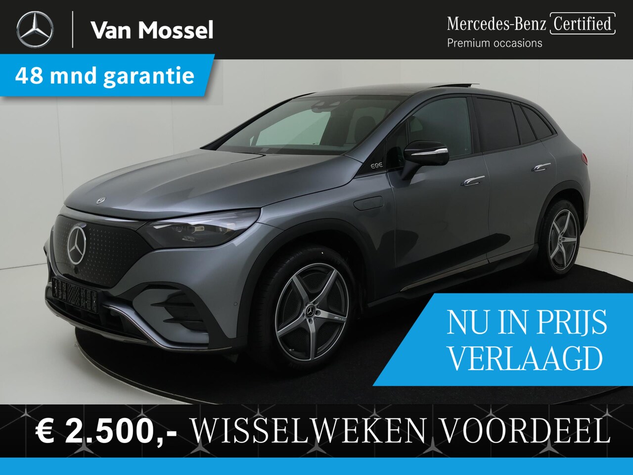 Mercedes-Benz EQE SUV - 350+ AMG Line 91 kWh / Panoramadak/ Burmester/ 360 camera - AutoWereld.nl