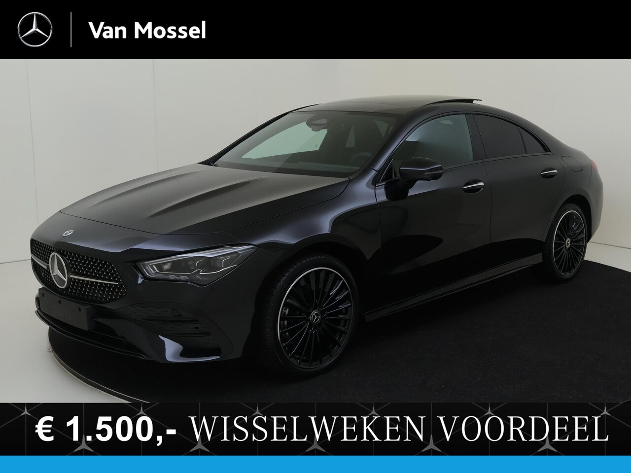 Mercedes-Benz CLA-Klasse - 250 e Star Edition AMG Line Plus / Panoramadak/ Night/ 19 inch/ Head Up/ 360 camera - AutoWereld.nl