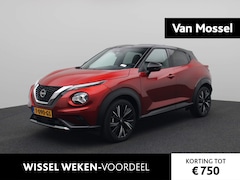 Nissan Juke - 1.0 DIG-T N-Design | Automaat | Carplay | Navigatie | Achteruitrijcamera | Lichtmetalen ve