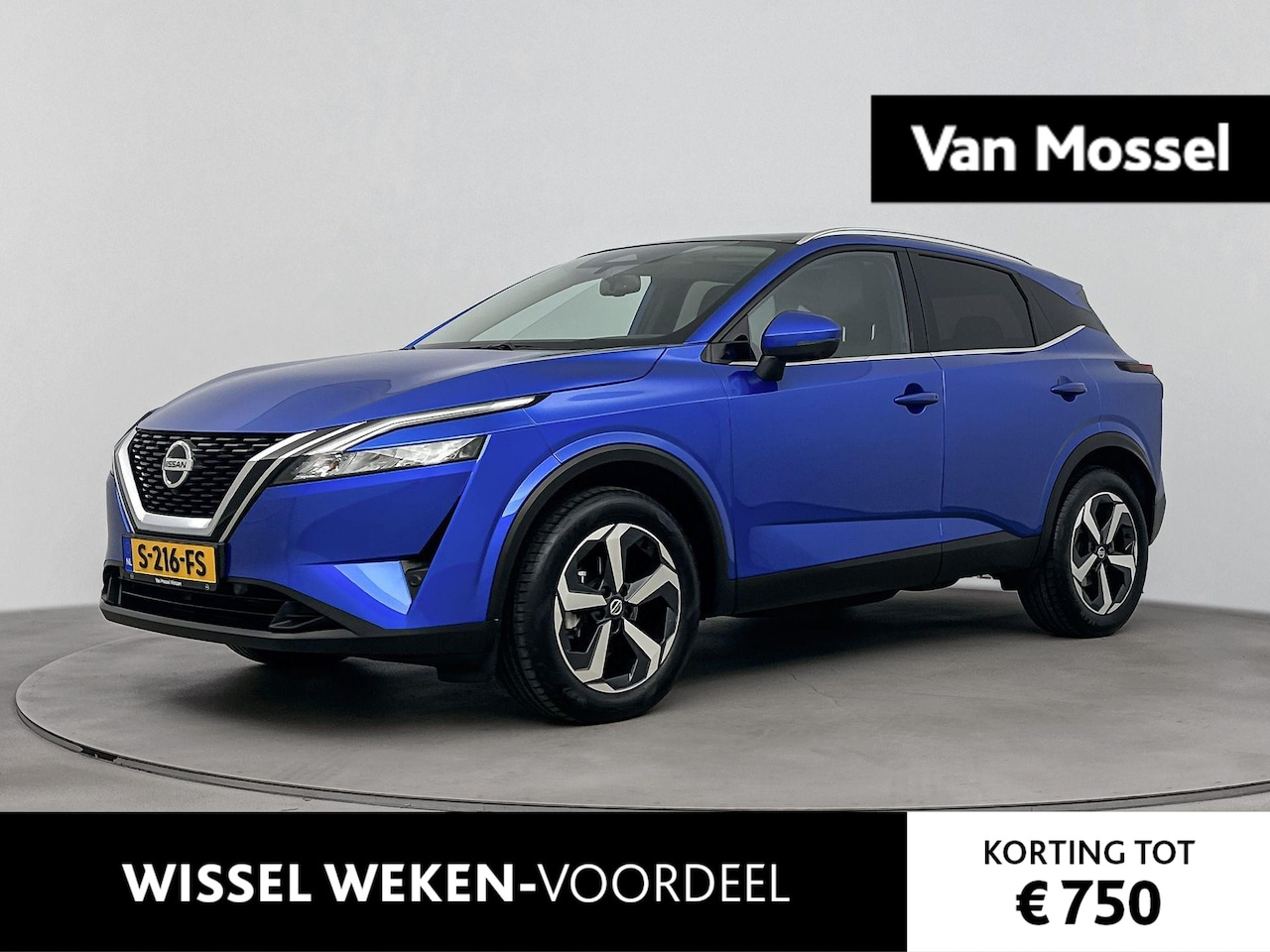 Nissan Qashqai - 1.3 MHEV N-Connecta | Panorama-dak | 360 Camera | Navigatie | Climate Control | Adaptive C - AutoWereld.nl