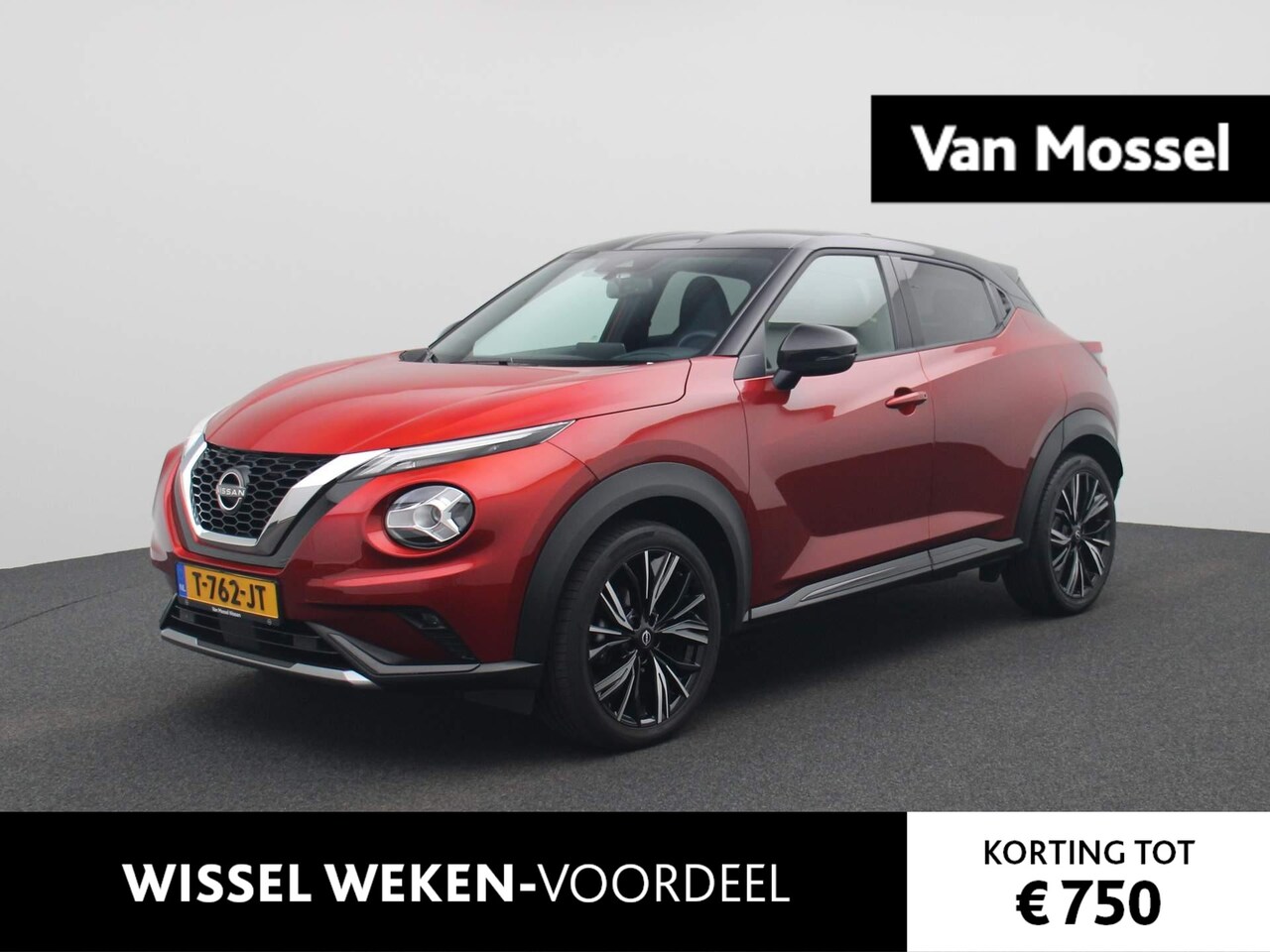 Nissan Juke - 1.0 DIG-T N-Design | Navi | ECC | Cam | PDC | LMV | LED | - AutoWereld.nl