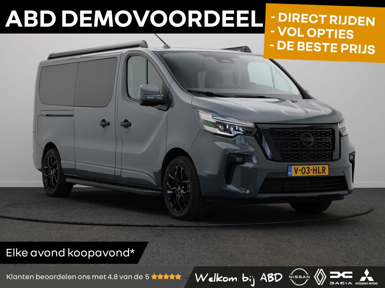 Nissan Primastar - 170pk dCi L2H1 Nismo+ dubbel cabine | 18 Inch Velgen | Apple Carplay | Achteruitrijcamera - AutoWereld.nl