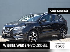 Nissan Qashqai - 1.2 Tekna 115pk | Navigatie | Half Leder | Panoramadak | Climate Control | 360 Camera | St