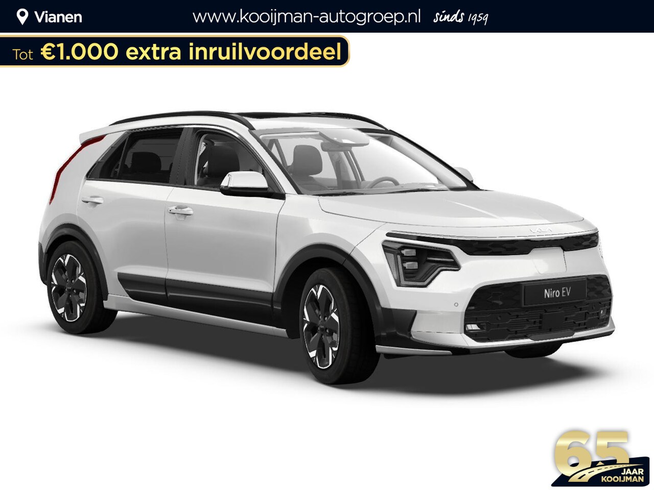 Kia Niro EV - Plus 64.8 kWh €43.400,- Zonder SEPP-subsidie, Ruim €4.800,- voordeel incl. SEPP! - AutoWereld.nl