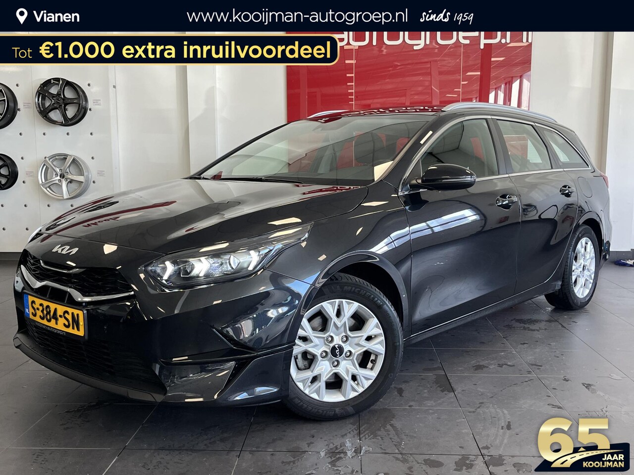 Kia Cee'd Sportswagon - Ceed 1.5 T-GDi DynamicLine Trekhaak,CruiseControl,Dab Radio 625 liter kofferbak, Navigatie - AutoWereld.nl