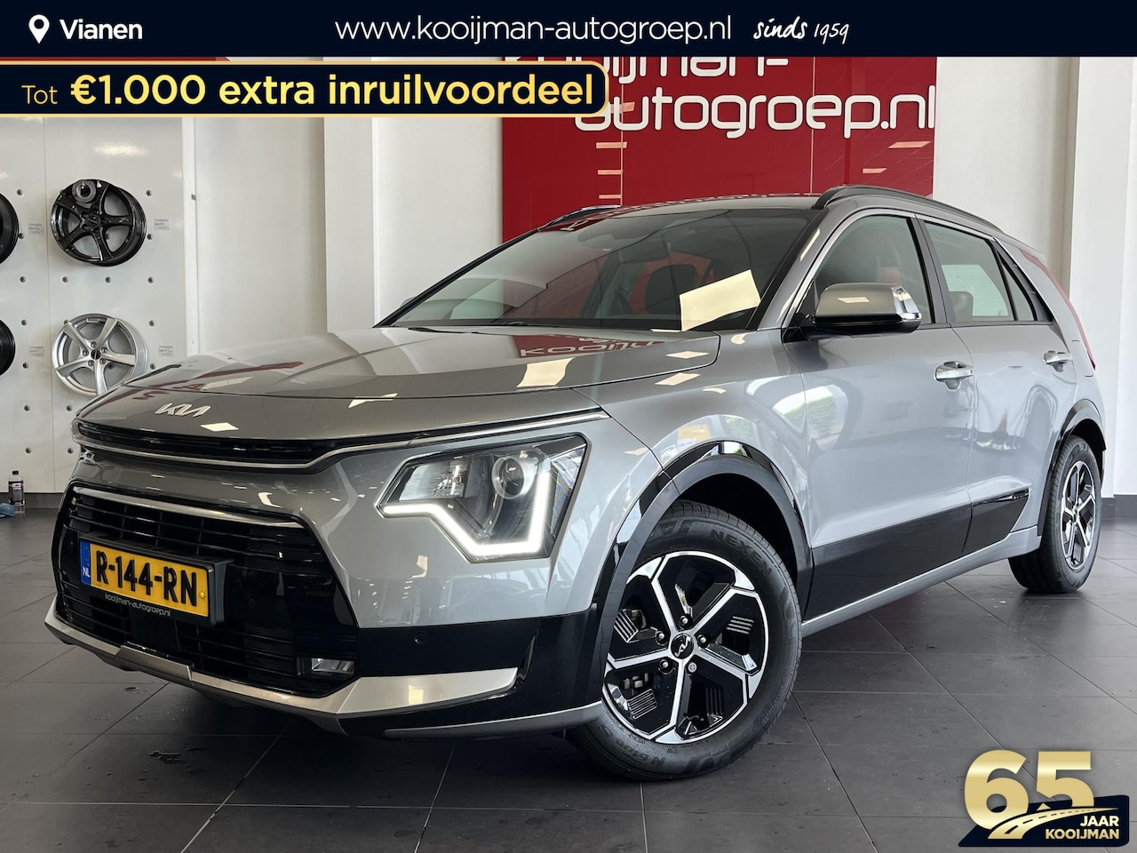 Kia Niro - 1.6 GDi Hybrid DynamicLine 1.6 GDi Hybrid DynamicLine , Apple Carplay, Android Auto, Adaptieve Cruisecontrol, Achteru - AutoWereld.nl