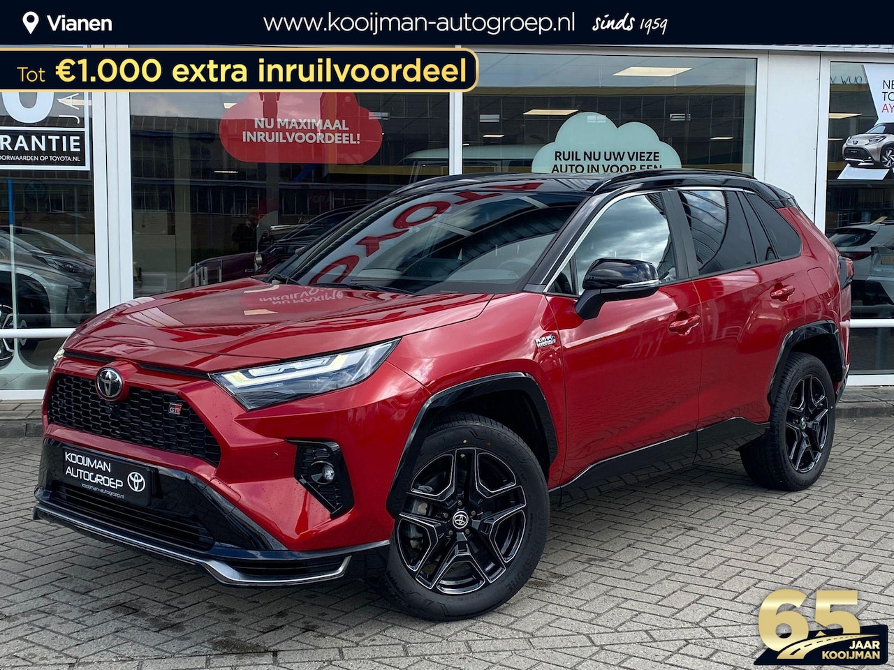 Toyota RAV4 - 2.5 Plug-in Hybrid AWD GR SPORT BTW, Plug In, 360 graden camera, stuur en stoel verwarming - AutoWereld.nl