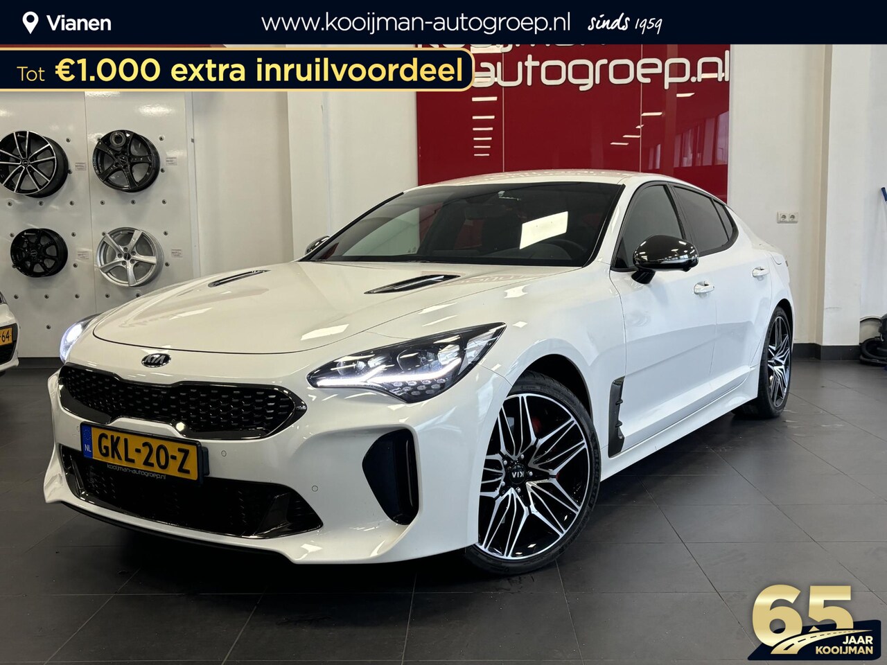 Kia Stinger - 3.3 Twin Turbo V6 AWD GT PRO 3.3 Twin Turbo V6 AWD GT PRO 370PK, FACELIFT, Harman Kardon, Stoelgeheugen, 360GradenCamer - AutoWereld.nl