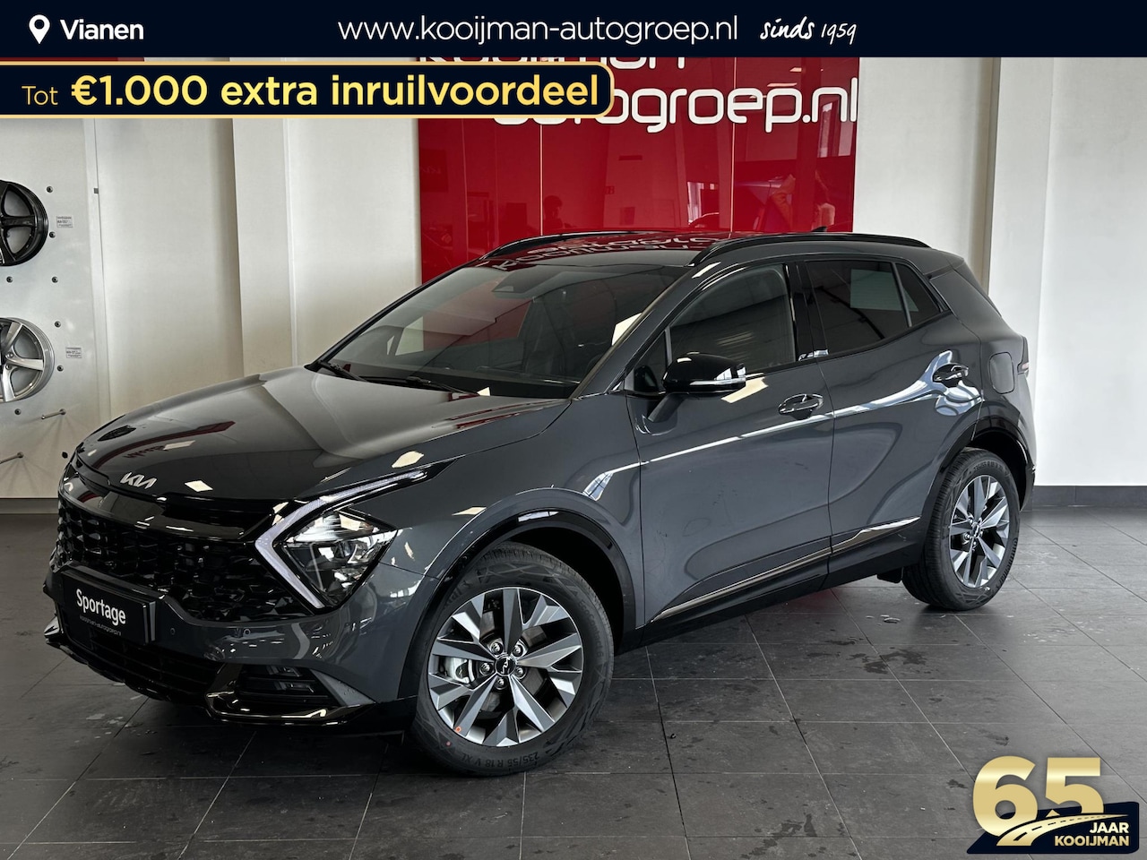 Kia Sportage - 1.6 T-GDi Hybrid Dark Edition Actie! Uit voorraad leverbaar/ Snel leverbaar (eventueel: Me - AutoWereld.nl