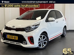 Kia Picanto - 1.0 MPi GT-Line Lederen Bekleding, CruiseControl, Climate Control, Navigatie, AppleCarPlay