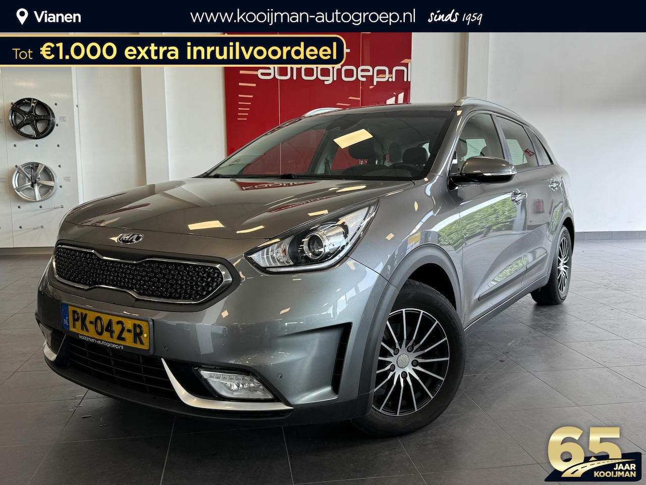 Kia Niro - 1.6 GDi Hybrid DynamicLine | Apple Carplay | Parkeersensor achter | achteruitrijcamera | n - AutoWereld.nl