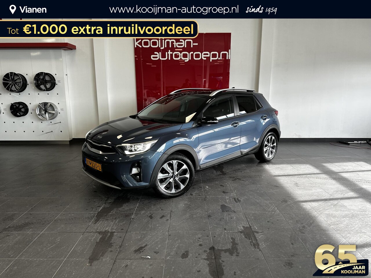 Kia Stonic - 1.0 T-GDi DynamicPlusLine KeylessEntry, Navigatie, Achteruirijcamera, Cimate Control, park - AutoWereld.nl