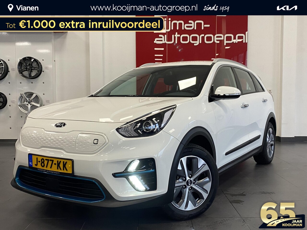 Kia e-Niro - DynamicLine 64 kWh FABRIEKSGARANTIE T/M 08-2027 of 150.000km|€2.000,- Subsidie mogelijk| T - AutoWereld.nl