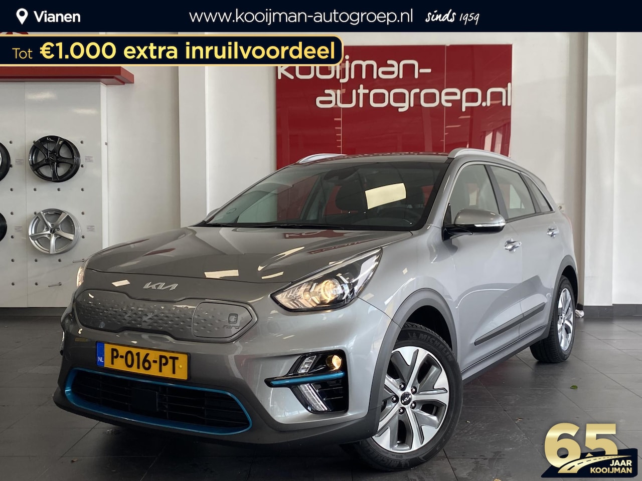 Kia e-Niro - DynamicLine 64 kWh FABRIEKSGARANTIE T/M 05-2029 of 150.000km - AutoWereld.nl