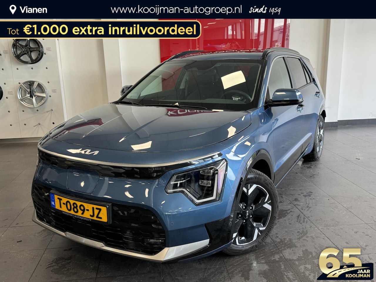 Kia Niro EV - DynamicPlusLine 64.8 kWh Apple Carplay | Dodehoekdetectie | Schuif/kanteldak | Adaptive cr - AutoWereld.nl