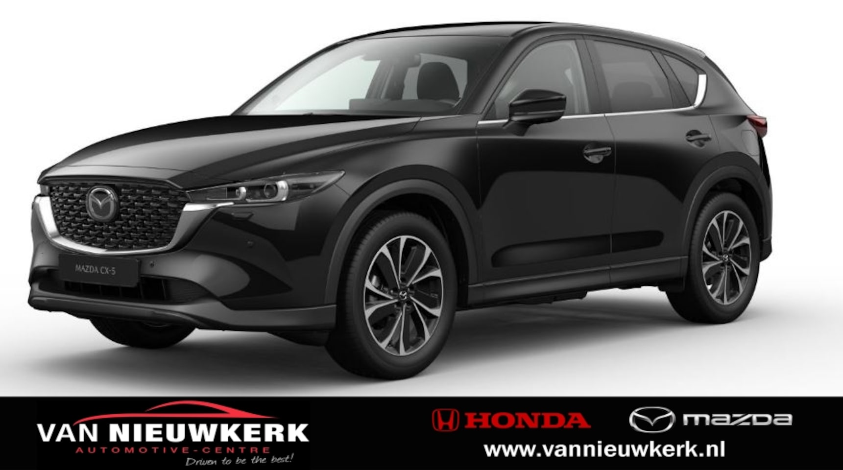 Mazda CX-5 - 2.0 SKYACTIV-G 165pk 2WD Aut Exclusive-Line Zwart Leder - AutoWereld.nl