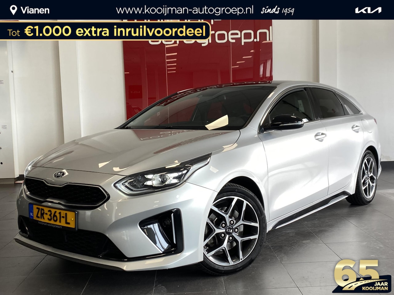 Kia Pro cee'd - 1.0 T-GDI GT-Line Schuif/kanteldak, Trekhaak, Stoel- & Stuurwielverwarming, Navigatie, Cru - AutoWereld.nl