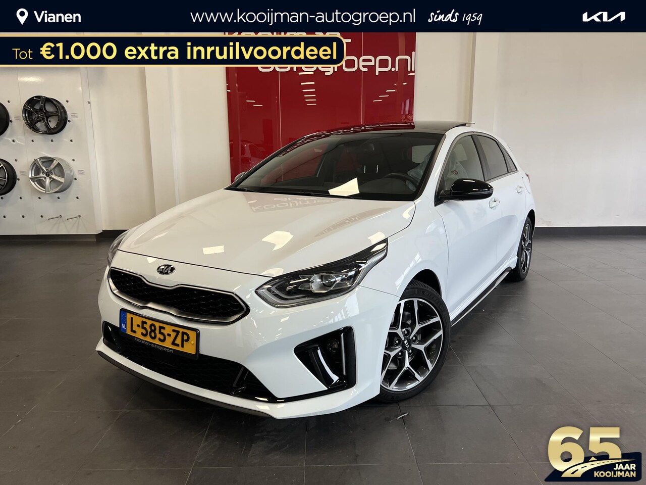 Kia Cee'd - Ceed 1.0 T-GDi GT-Line Panoramadak, Sportstoelen, Navi, Stoelverwarming, stuurverwarming, - AutoWereld.nl