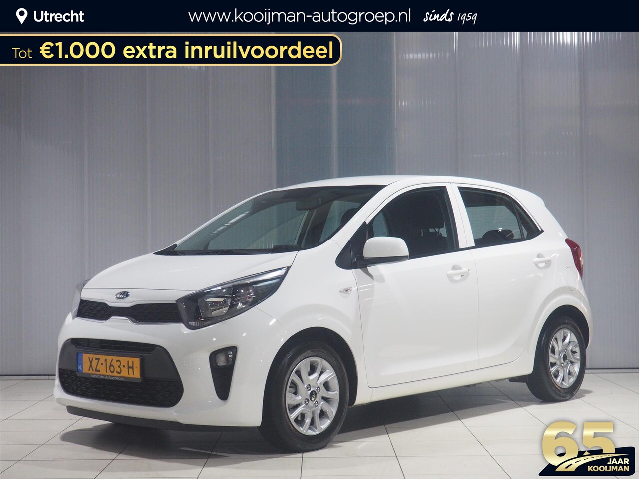 Kia Picanto - 1.0 MPi 67PK DynamicLine Super scherpe prijs !! Mega luxe Picanto !! - AutoWereld.nl