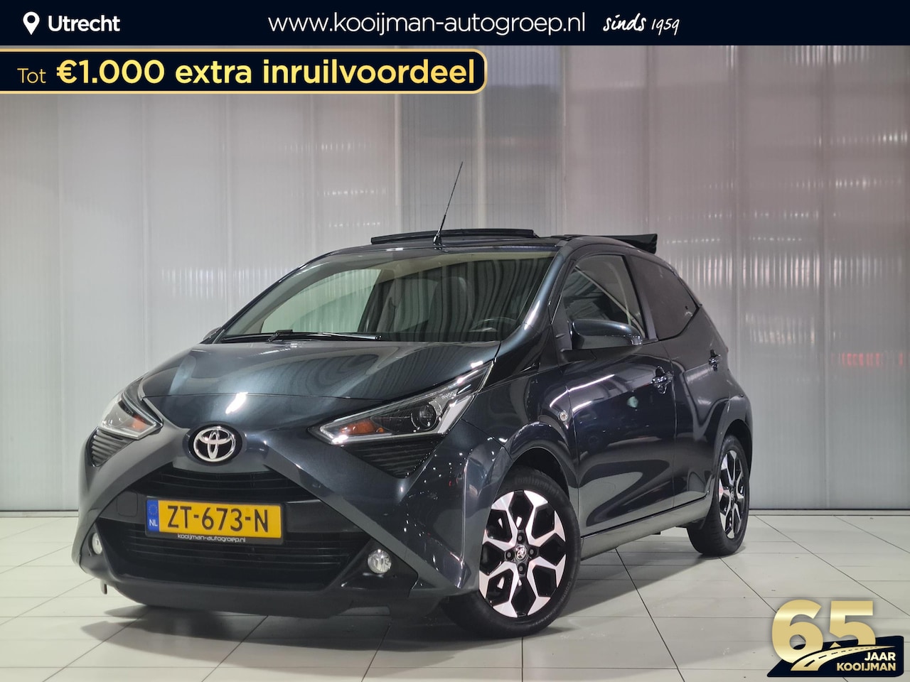 Toyota Aygo - 1.0 VVT-i x-cite | Cabriodak | Climate Control | 1ste eigenaar, slechts 16553km!! - AutoWereld.nl