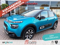 Citroën C3 - 110pk EAT6 Automaat Shine | trekhaak, 16 inch velgen, dab, led koplampen, navigatie, parke