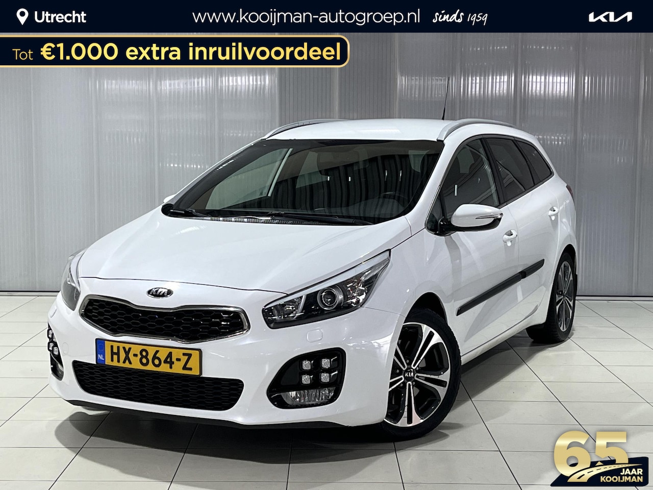 Kia Cee'd Sportswagon - 1.0 T-GDi GT-Line Trekhaak , NL auto ! Alle opties ! - AutoWereld.nl