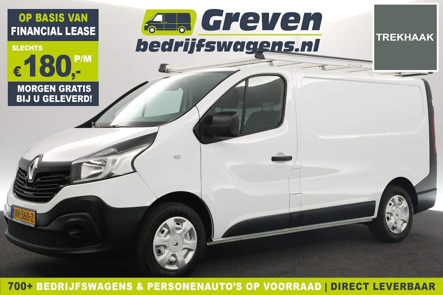 Renault Trafic - 1.6 dCi T29 L1H1 Airco Cruise Navi PDC Imperiaal LED Elektrpakket Trekhaak - AutoWereld.nl