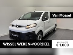 Citroën Jumpy - 1.5 BlueHDI 120 M Club | Navigatie | Bijrijdersbank | Apple Carplay/Android Auto | Parkeer