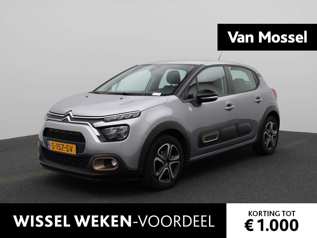 Citroën C3 - 1.2 PureTech C-Series | ECC | LED | - AutoWereld.nl