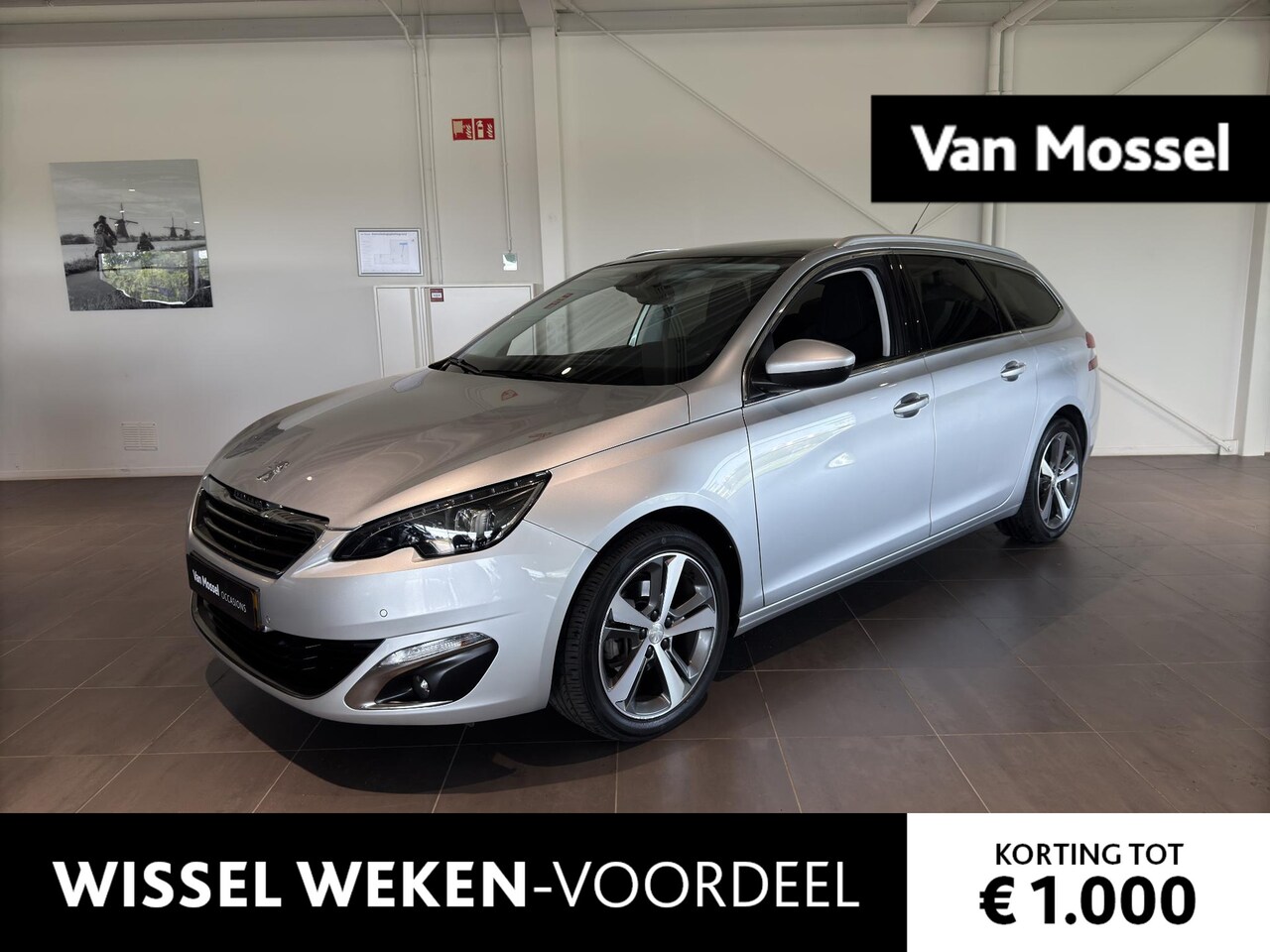 Peugeot 308 SW - 130 pk - AUTOMAAT - PANORAMADAK - RUIMTEWONDER! - AutoWereld.nl