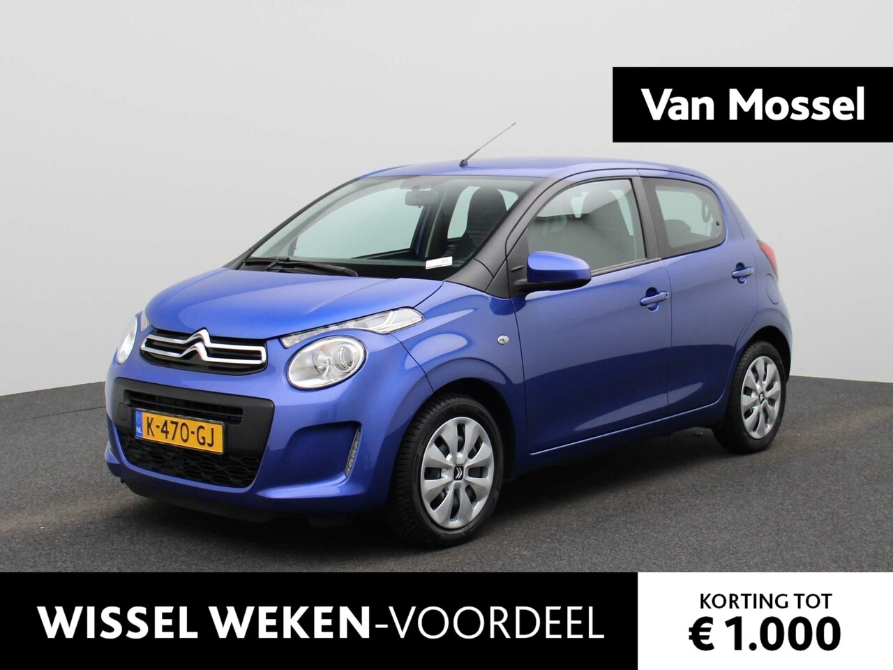 Citroën C1 - 1.0 VTi Feel - AIRCO - BLUETOOTH - ZUINIG - AutoWereld.nl