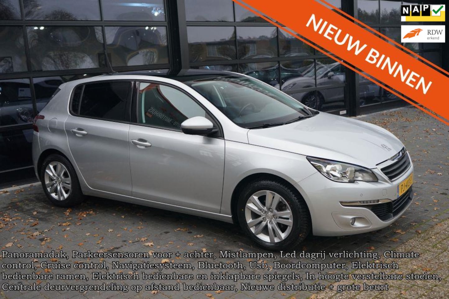 Peugeot 308 - 1.2 PureTech Allure 1.2 PureTech Allure, Clima, Navi, Panodak, CC, Elek pakket - AutoWereld.nl