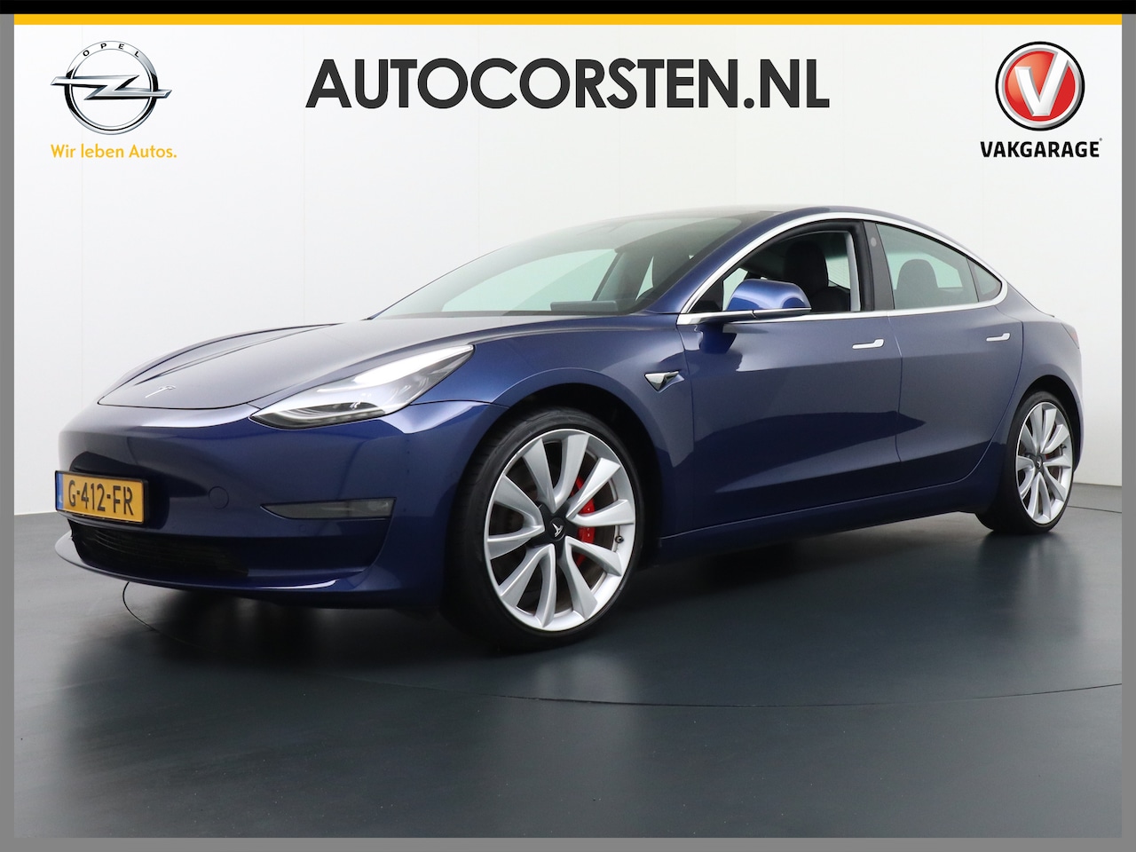 Tesla Model 3 - Performance AWD 513pk 0-100 3,4 sec. 20" FSD-vb. AutoPilot Carbon Spoiler Premium-HiFi Pan - AutoWereld.nl