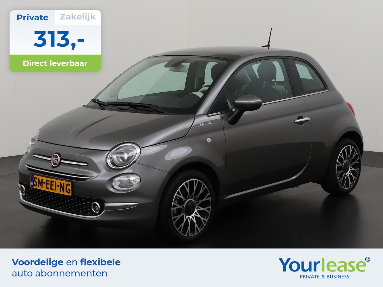 Fiat 500 - 1.0 Hybrid Dolcevita | All-in 313,- Private Lease | Zondag Open! - AutoWereld.nl