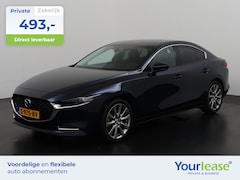 Mazda 3 - 3 2.0 e-SkyActiv-X M Hybrid 186 Luxury | All-in 493, - Private Lease | Zondag Open