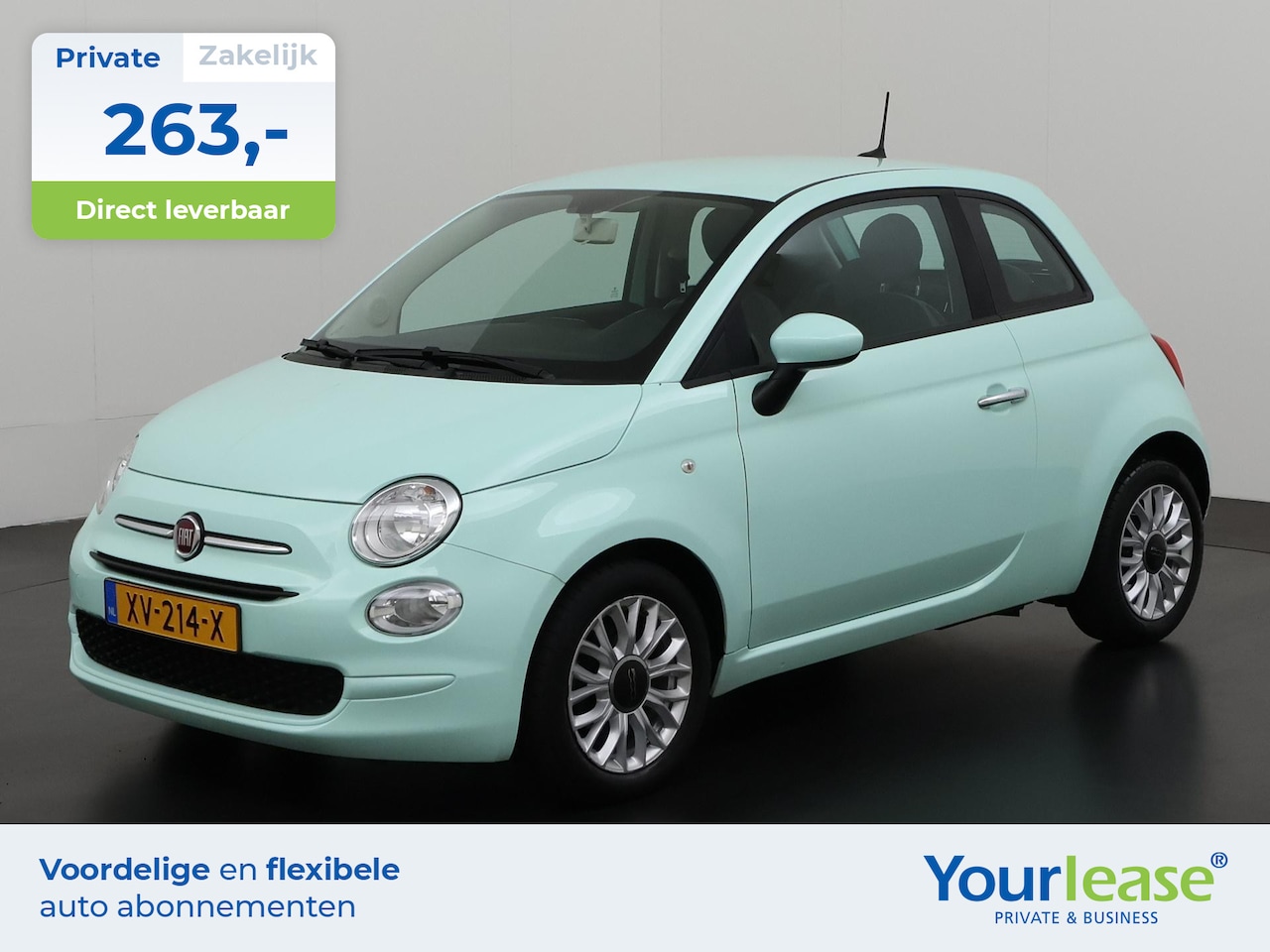 Fiat 500 - 0.9 TwinAir Turbo Popstar | All-in 263,- Private Lease | Zondag Open! - AutoWereld.nl