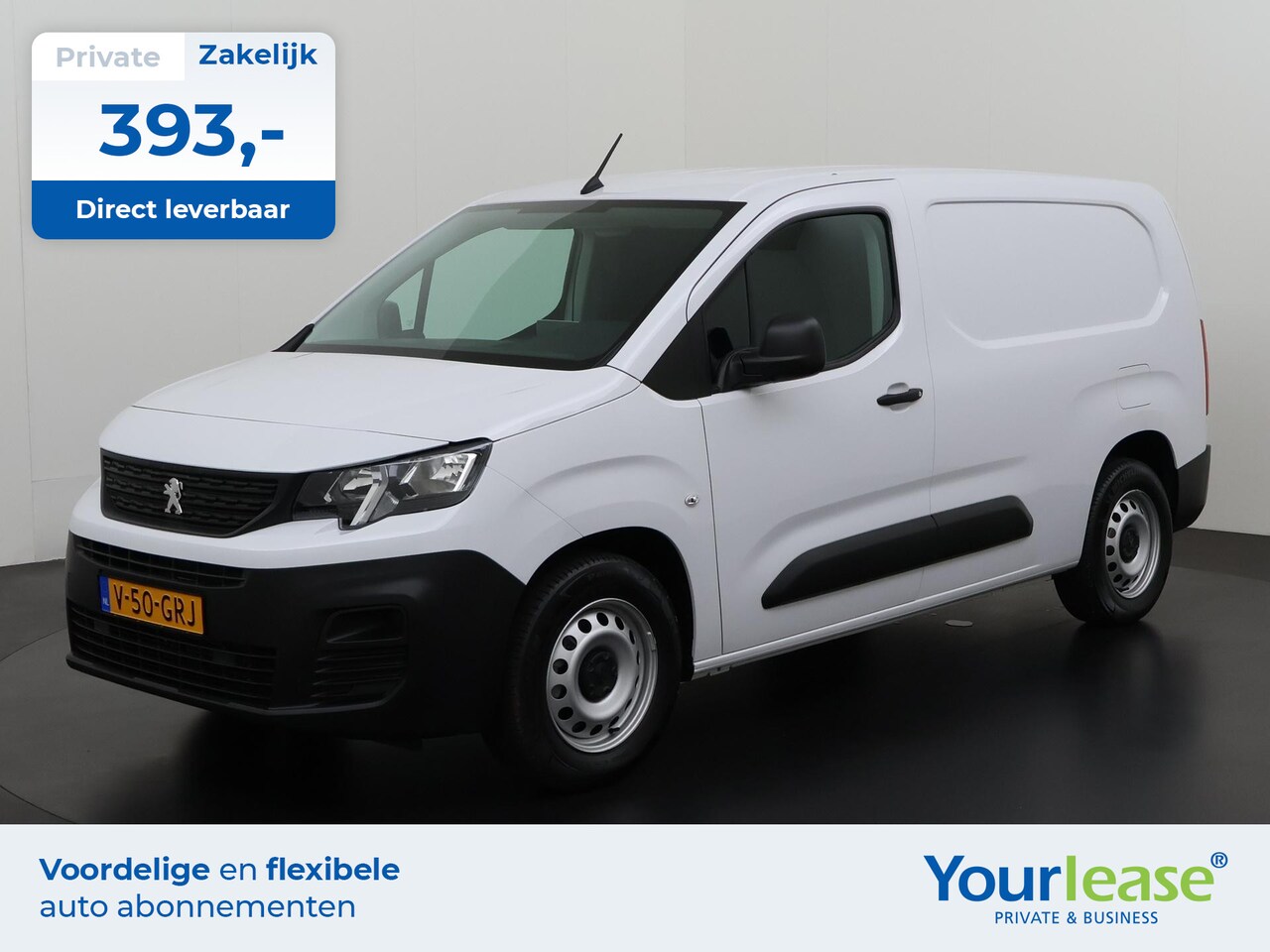 Peugeot e-Partner - 136 L2 50 kWh Automaat | 393,- Full Operational Lease |Zondag Open! - AutoWereld.nl