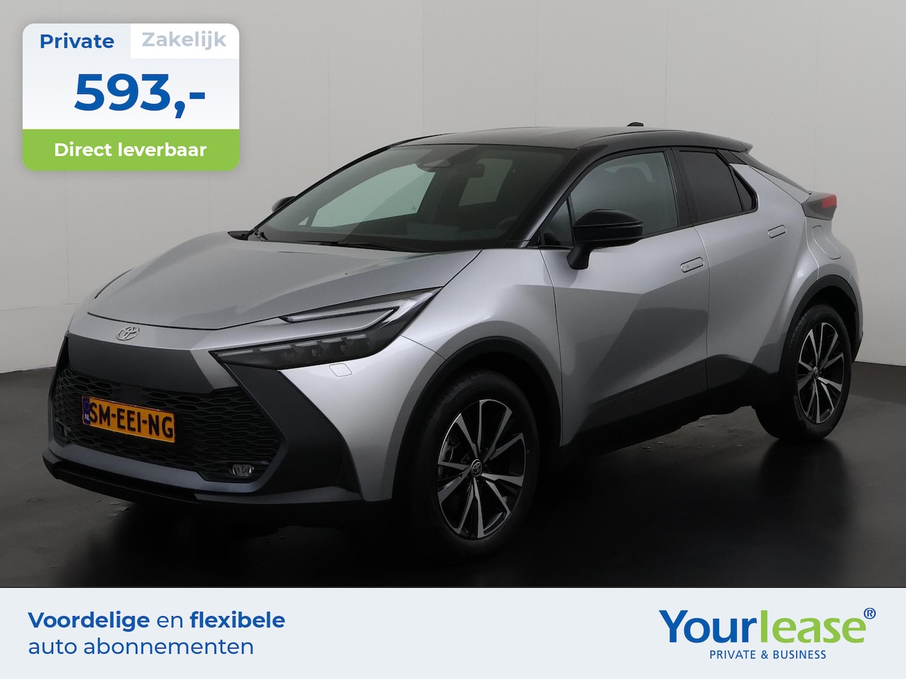 Toyota C-HR - 2.0 Plug-in Hybrid 220 Dynamic Bi-Tone | All-in 593,- Private Lease | Zondag open! - AutoWereld.nl