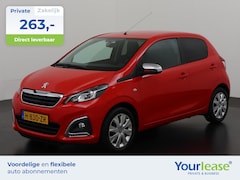 Peugeot 108 - 1.0 e-VTi Style | All-in 263, - Private Lease | Zondag Open