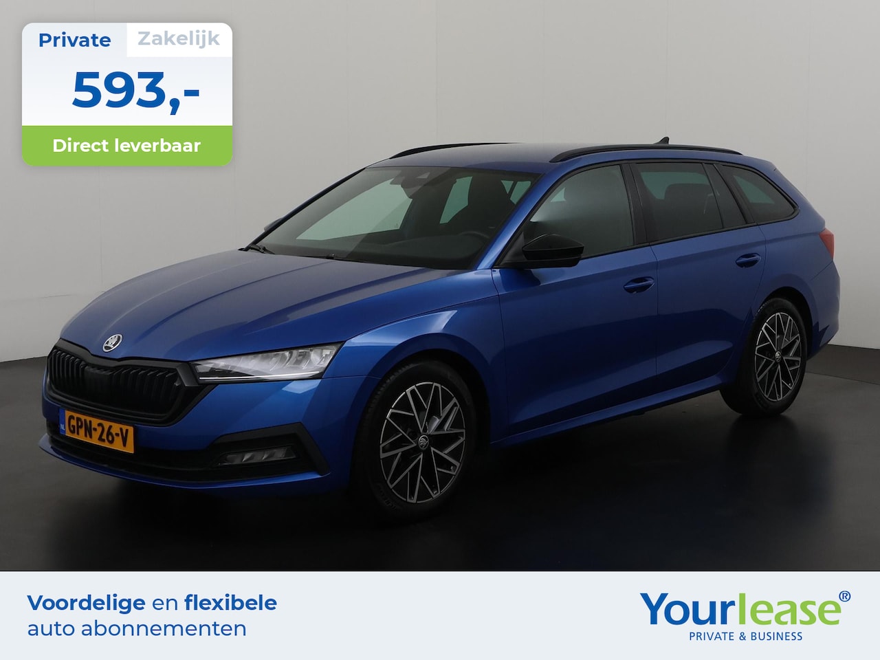 Skoda Octavia Combi - 1.5 e-TSI Sport Style | All-in 593,- Private Lease | Zondag Open! - AutoWereld.nl