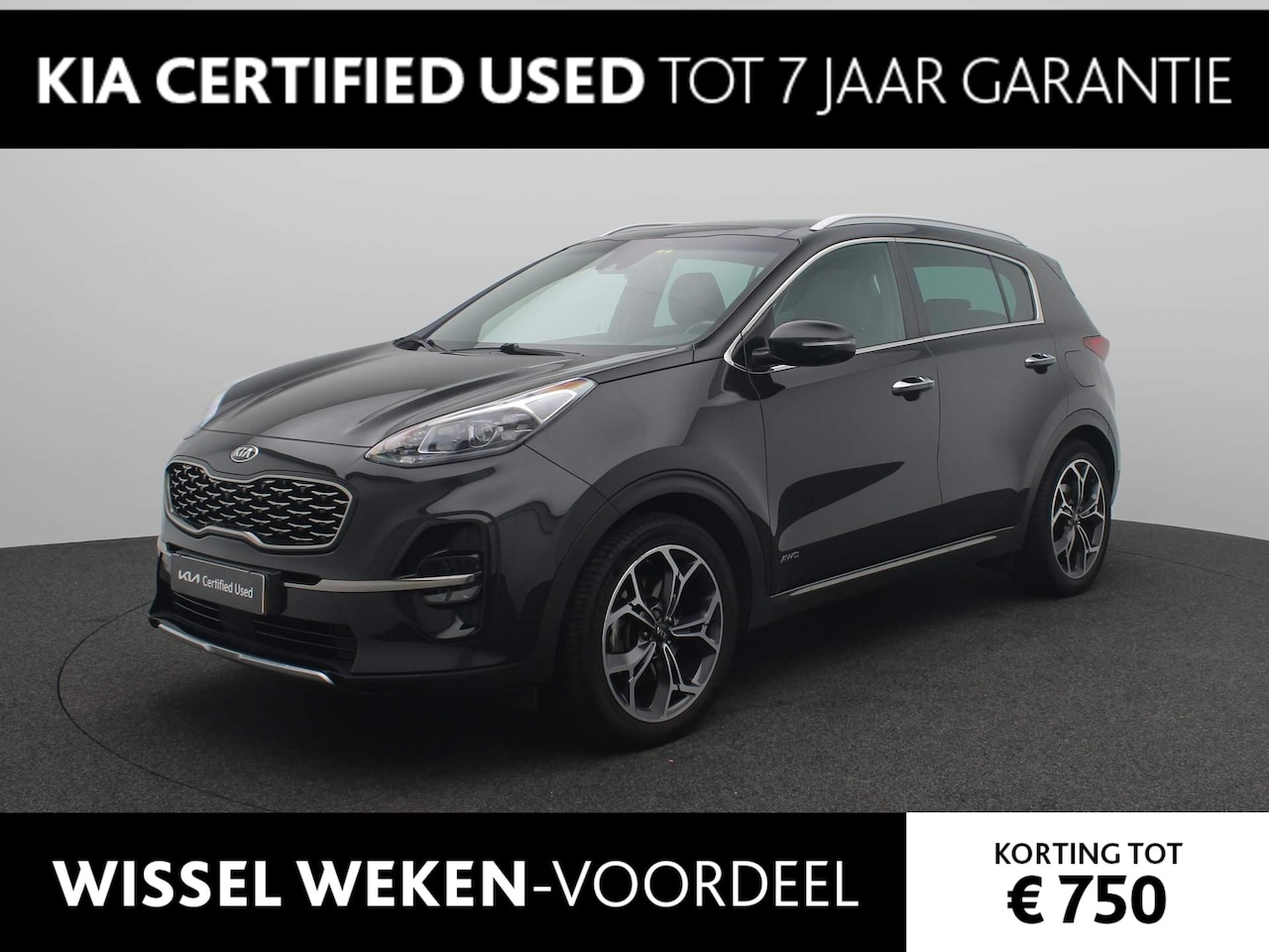 Kia Sportage - 1.6 T-GDI 4WD GT-Line PlusLine | Trekhaak | Apple Carplay/Android Auto | 19'' lichtmetalen - AutoWereld.nl