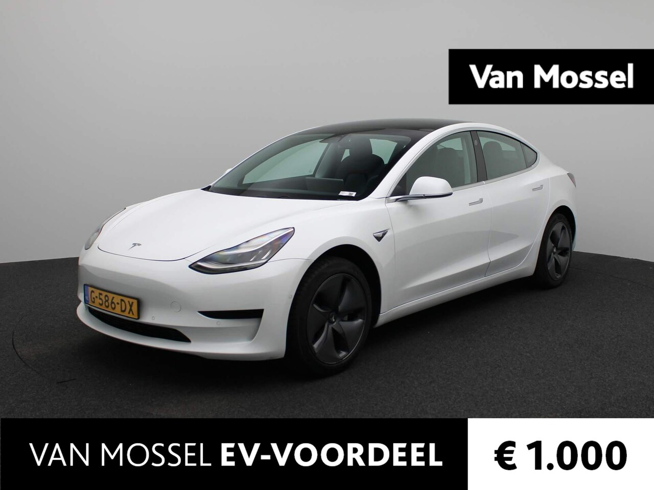 Tesla Model 3 - Standard RWD Plus 60 kWh | Lederen Bekleding | Navigatie | Panoramadak | Camera | - AutoWereld.nl