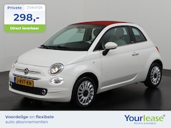 Fiat 500 C - 1.2 Lounge | All-in 298, - Private Lease | Zondag Open