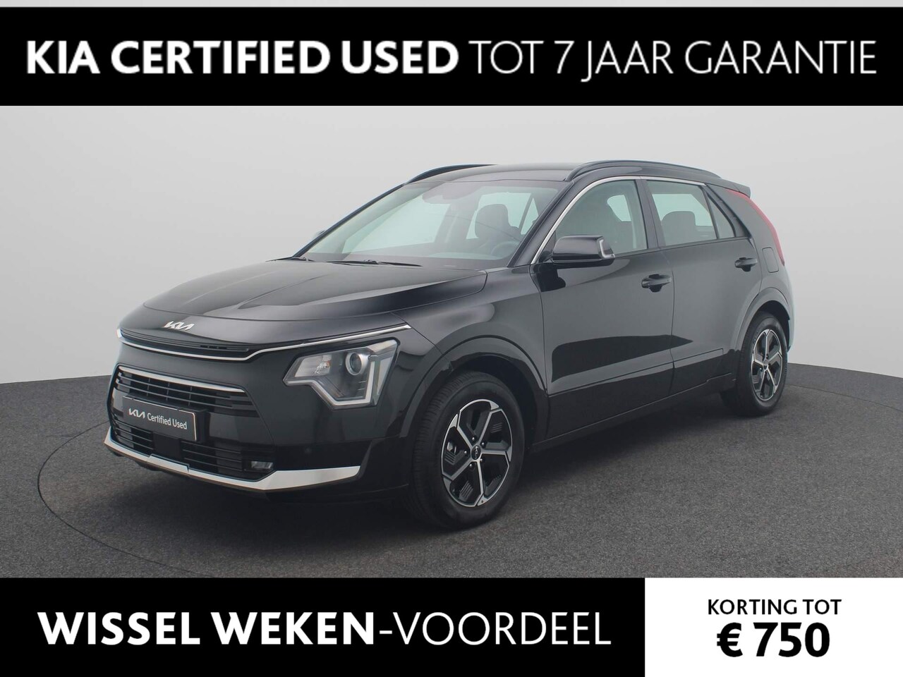 Kia Niro - 1.6 GDi Hybrid DynamicLine Navi | Clima | Camera | Cruise | Keyless | Parkeersensoren - AutoWereld.nl