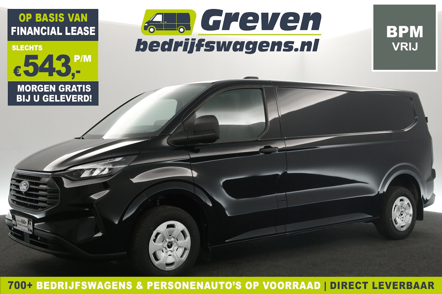 Ford Transit Custom - 2.0 TCDI 300 L2H1 Trend 136PK | BPM Vrij | Airco Camera Cruise Carplay PDC 3 Persoons LED - AutoWereld.nl