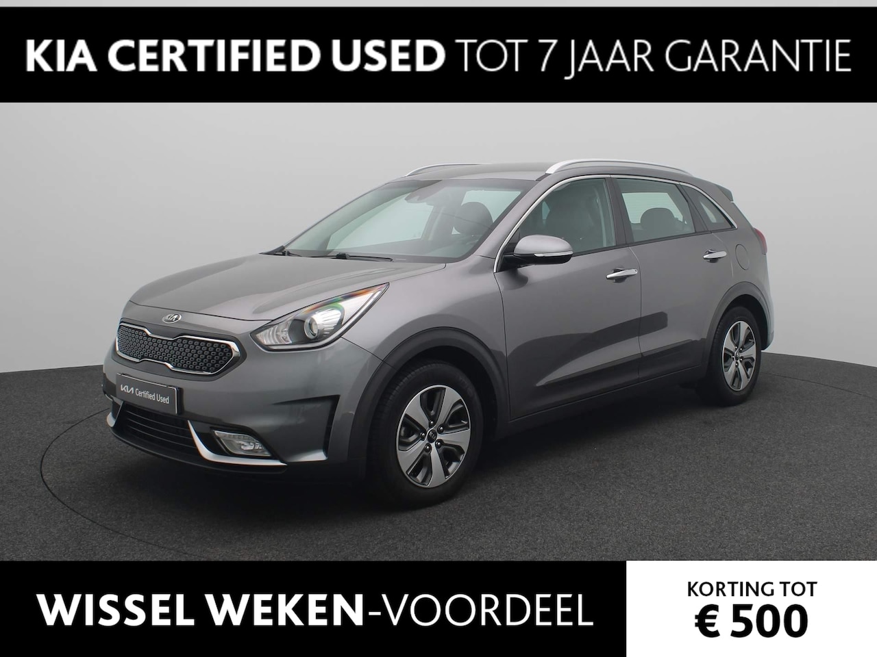 Kia Niro - 1.6 GDi Hybrid First Edition | Eerste Eigenaar | Navigatie | LM Velgen | 1300KG Trekgewich - AutoWereld.nl